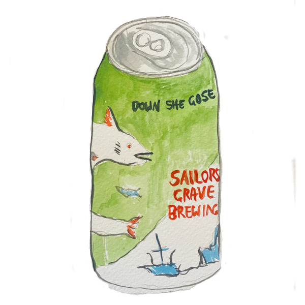 Sailors Grove 'Down She Gose' Sea Salt & Seaweed Gose
