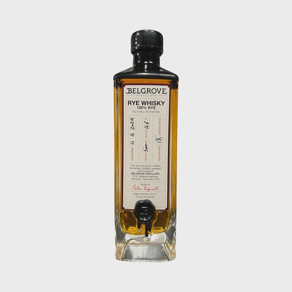 Belgrove Distillery Rye Whisky