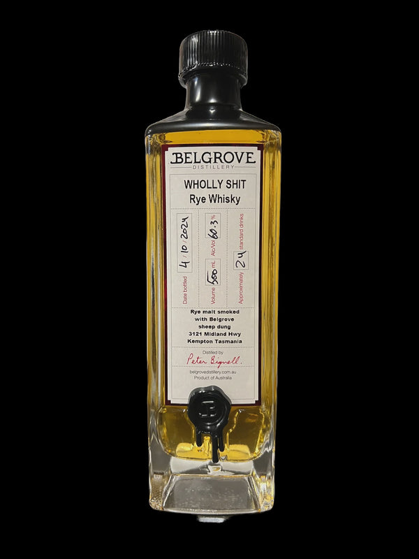Belgrove Distillery 'Wholly Shit' Rye Whisky