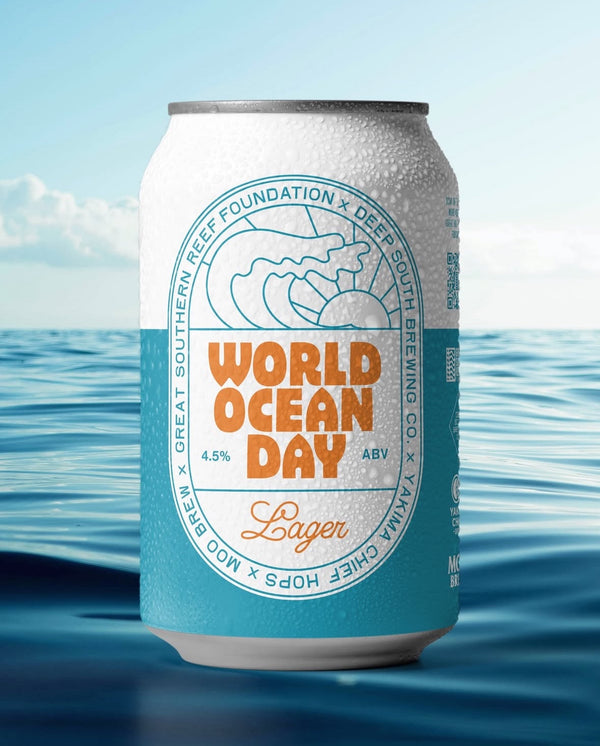 Deep South Brewing World Ocean Day Lager