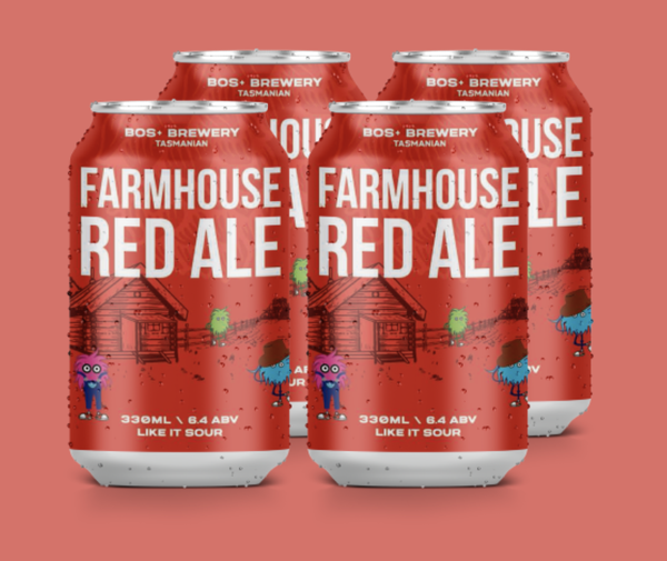 BOS+ Brewery Farmhouse Red Ale 330ml