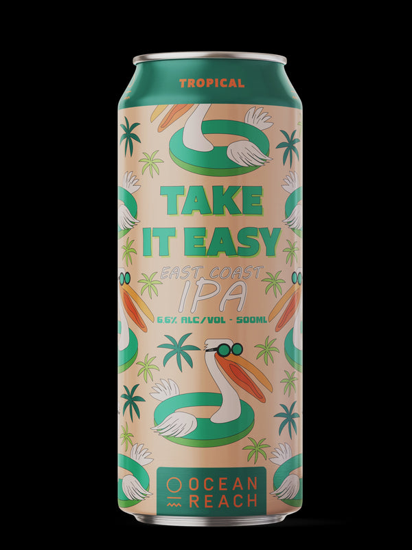 Ocean Reach Brewing Take It Easy East Coast IPA 4 Pack