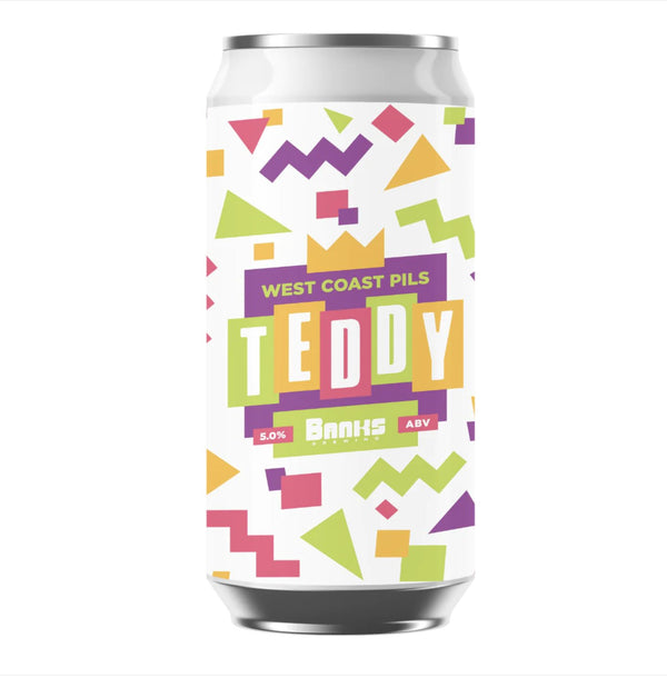 Banks Brewery Teddy West Coast Pils 500ml - Hop Vine & Still