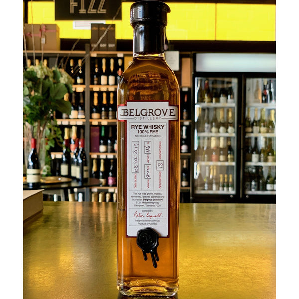 Belgrove Aged Rye Whisky 500ml - Hop Vine & Still
