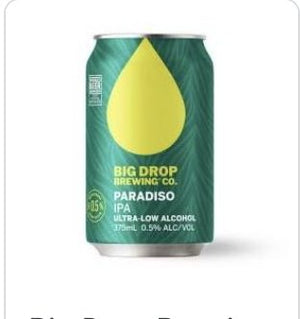 Big Drop Paradiso IPA 0.5% 375ml - Hop Vine & Still