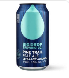 Big Drop Pine Trail Pale Ale 0.5% 375ml - Hop Vine & Still