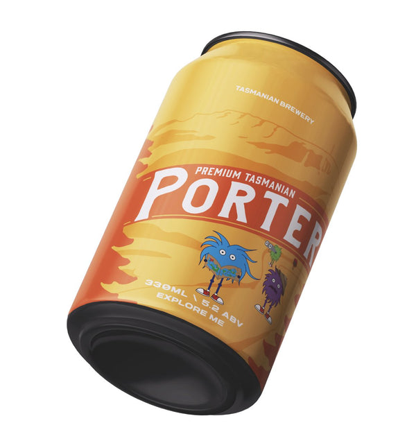 BOS+ Premium Tasmanian Porter 330ml - Hop Vine & Still