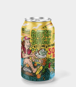 Bright Brewery Gator Juice Lime & Orange Sour 355ml - Hop Vine & Still