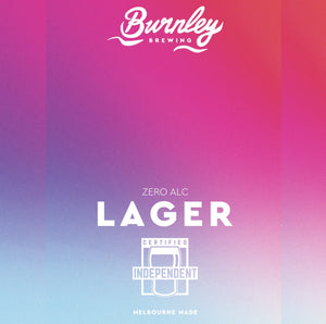 Burnley Non Alcoholic Lager 375ml - Hop Vine & Still
