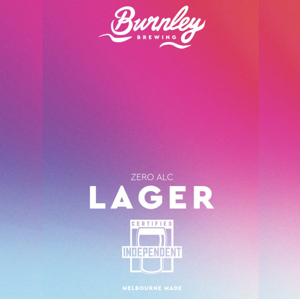 Burnley Non Alcoholic Lager 375ml - Hop Vine & Still