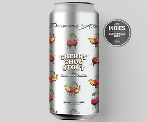 Dangerous Ales Cherry Choc Stout With Coconut & Vanilla 440ml - Hop Vine & Still