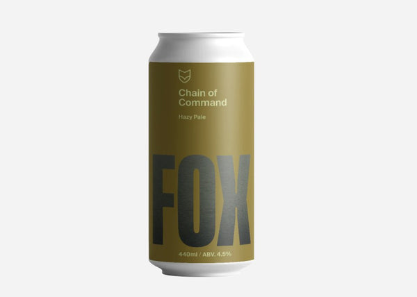 Fox Friday Chain Of Command Hazy Pale Ale 440ml - Hop Vine & Still