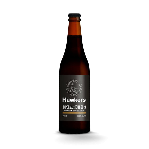 Hawkers Bourbon Barrel Imperial Stout 2019 500ml - Hop Vine & Still