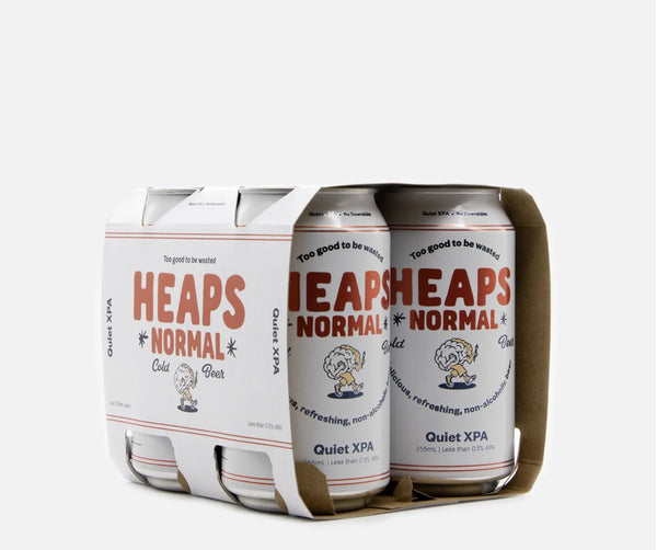 Heaps Normal Quiet XPA 0.5% 355ml 4 Pack - Hop Vine & Still