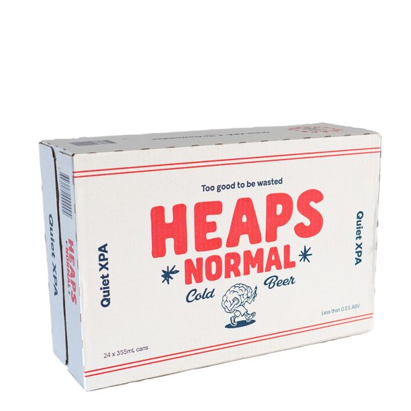 Heaps Normal Quiet XPA 24 x 355ml - Hop Vine & Still