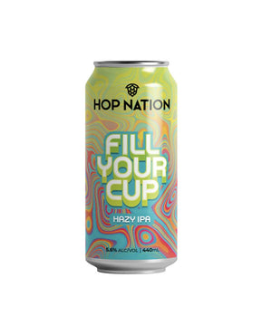 Hop Nation Fill Your Cup Hazy IPA 440ml - Hop Vine & Still