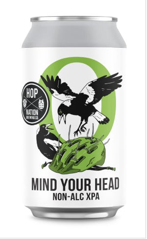 Hop Nation Mind Your Head Non Alc XPA 375ml - Hop Vine & Still