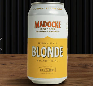 Madocke Brewing Company Belgian Style Blonde 375ml - Hop Vine & Still