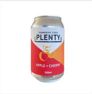 Plenty Apple + Cherry Cider 330ml - Hop Vine & Still