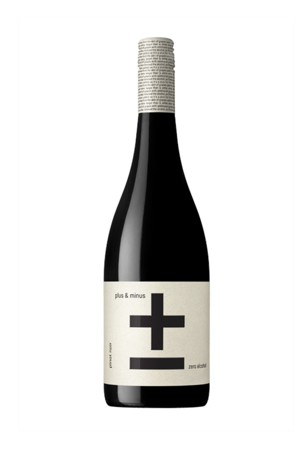 Plus & Minus Non-Alc Pinot Noir 0.5% 2021 750ml - Hop Vine & Still