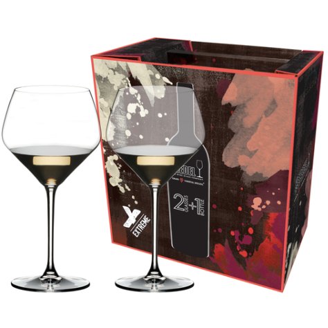 Riedel Extreme Oaked Chardonnay 2 + Bottle Gift Pack - Hop Vine & Still