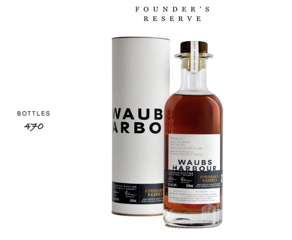 Waubs Harbour Founder's Reserve 62%, Batch 06 500ml - Hop Vine & Still