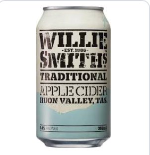 Willie Smith Traditional Ciders Cans 355ml - Hop Vine & Still