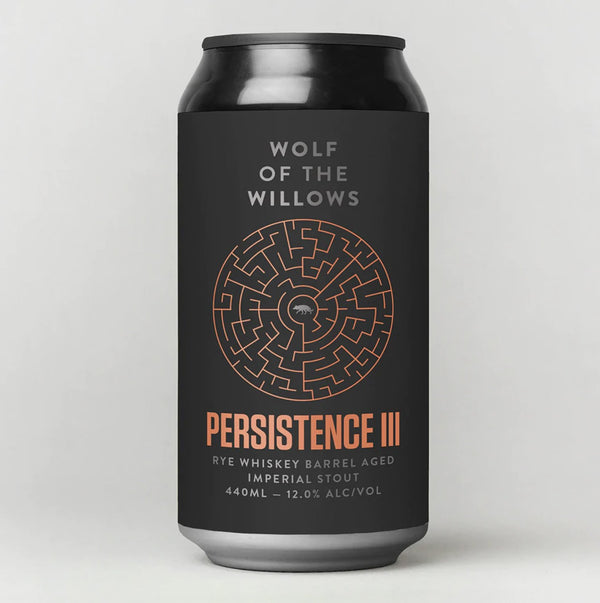 Wolf Of The Willows Persistence III '22 Vintage Release Rye Porter 440ml - Hop Vine & Still