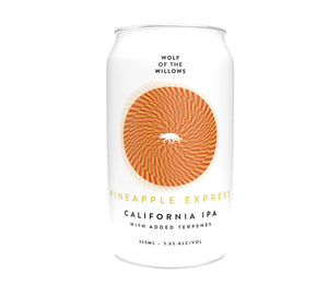 Wolf Of The Willows Pineapple Express California IPA 355ml - Hop Vine & Still