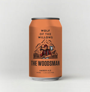 Wolf Of The Willows Woodsman Amber Ale 355ml - Hop Vine & Still